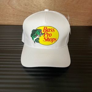Bass Pro Shops Trucker Hat White